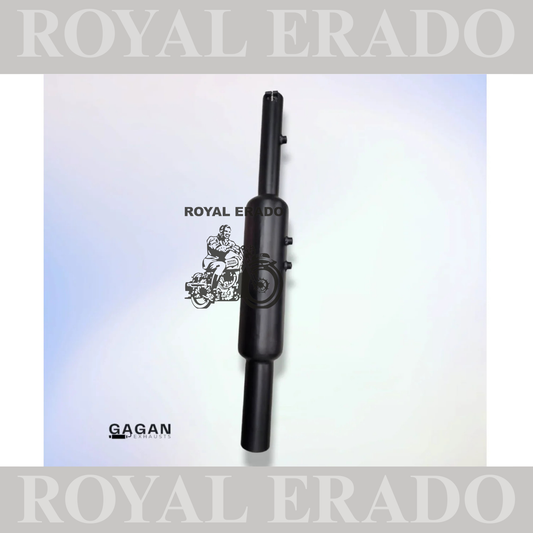 SMALL PUNJAB SILENCER BLACK FOR ROYAL ENFIELD CLASSIC ELECTRA STANDARD
