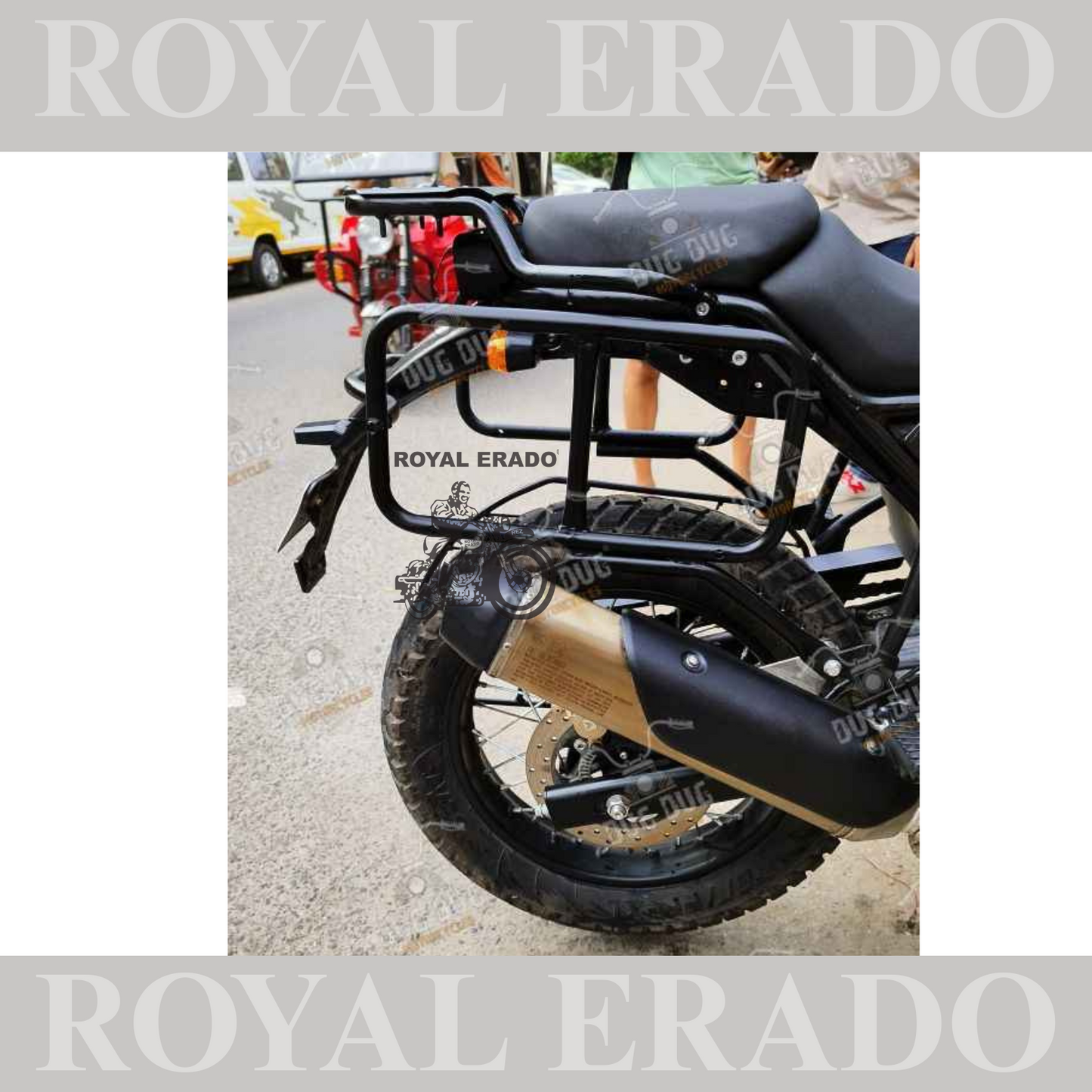 Himalayan Saddle Stay Left + Right Black