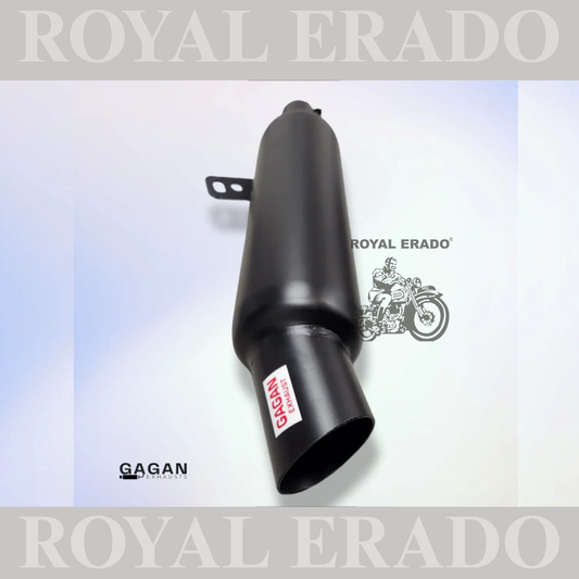 INDORI EXHAUST FOR HUNTER 350CC ROYAL ENFIELD BLACK