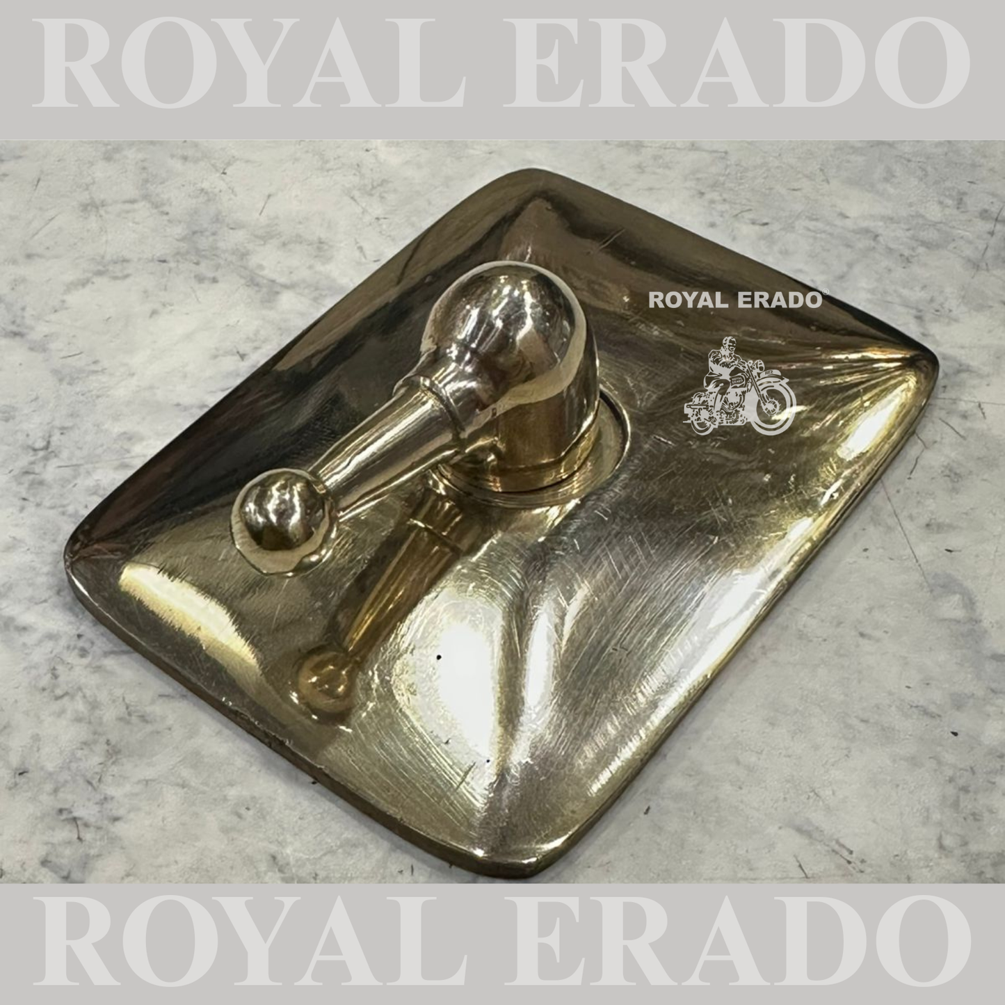 Royal Enfield vintage bullet g2 1962 old model Standard and Electra cast iron engine tappet plate with nut brass