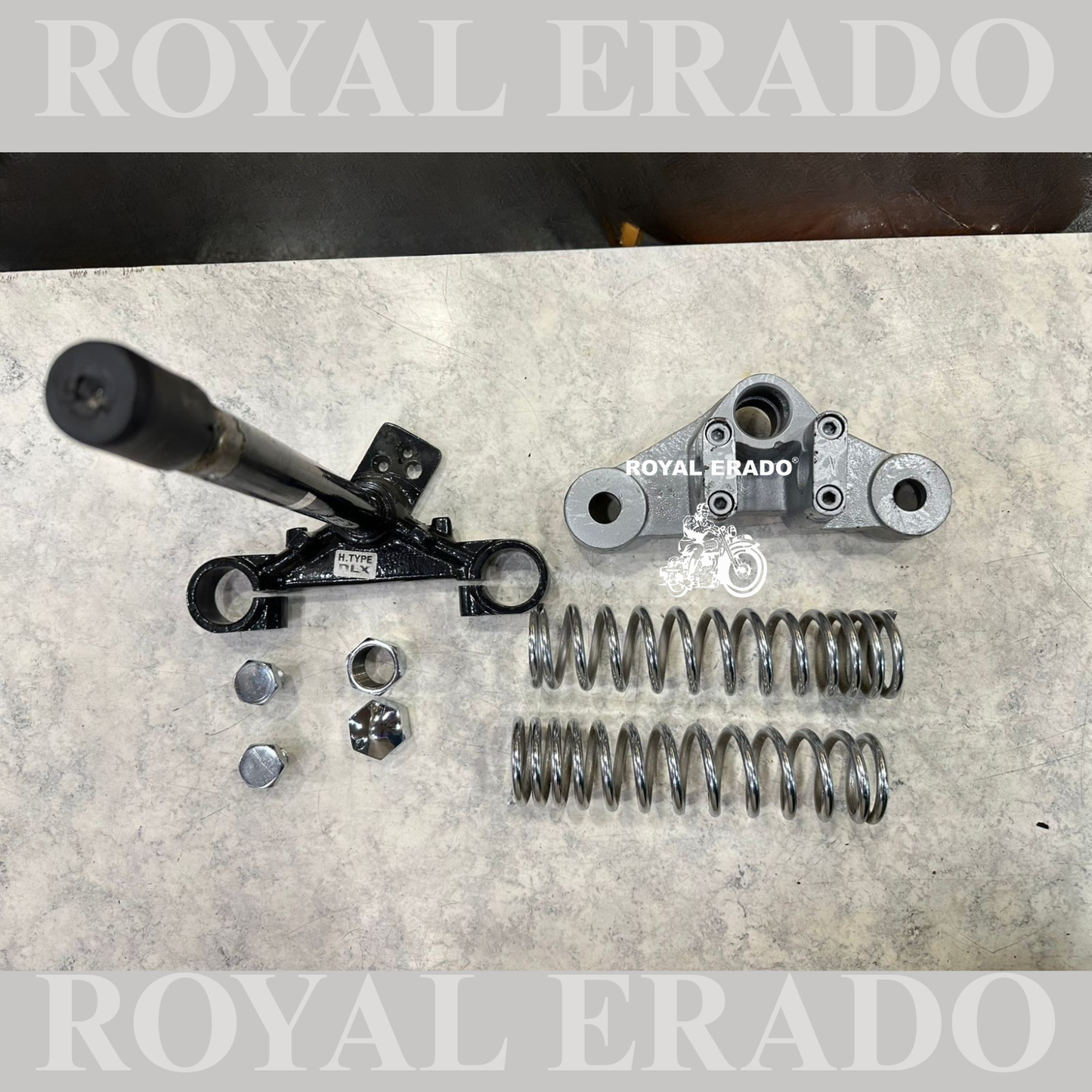 HANDLE T ASSEMBLY TO CONVERT FRONT SHOCKER OF CLASSIC , ELECTRA OR STANDARD TO CHOPPER THUNDERBIRD TYPE