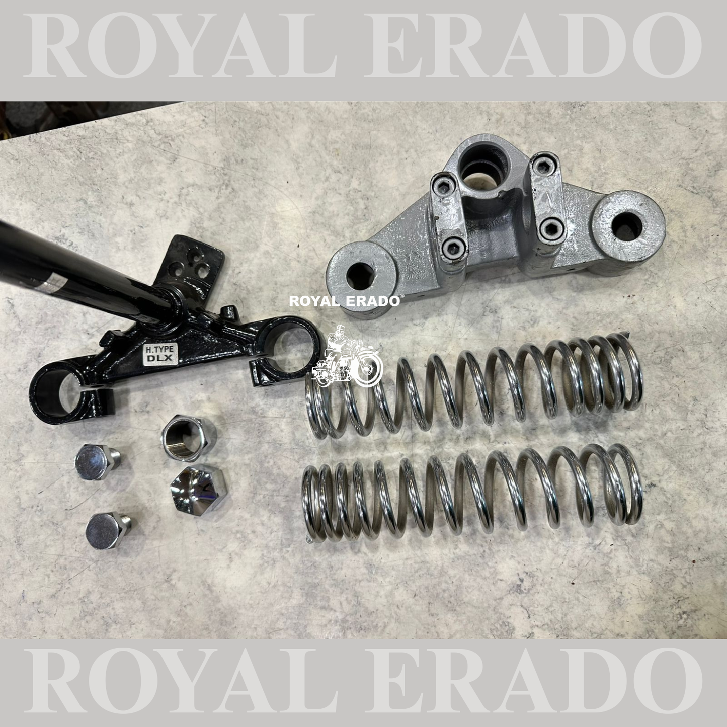 HANDLE T ASSEMBLY TO CONVERT FRONT SHOCKER OF CLASSIC , ELECTRA OR STANDARD TO CHOPPER THUNDERBIRD TYPE