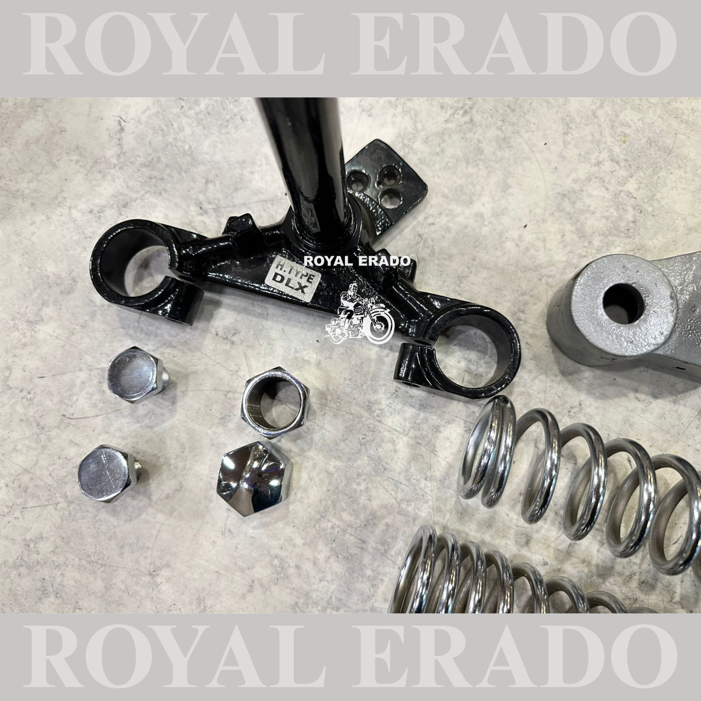 HANDLE T ASSEMBLY TO CONVERT FRONT SHOCKER OF CLASSIC , ELECTRA OR STANDARD TO CHOPPER THUNDERBIRD TYPE