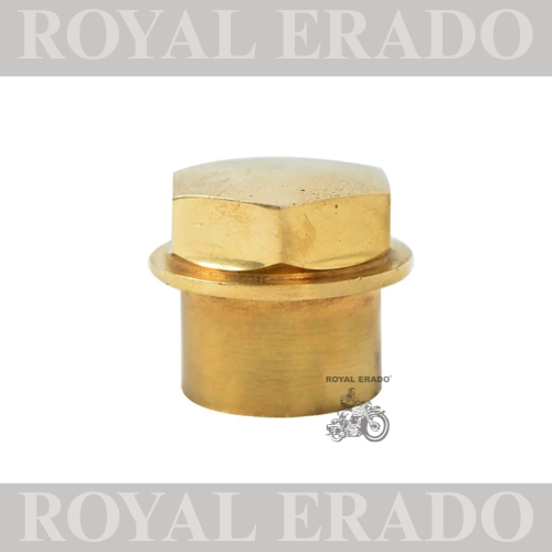 Customise Solid Brass Steering Stem Lock Nut HANDLE -T-NUT FIT TO ROYAL ENFIELD ELECTRA STANDARD BEFORE 2010