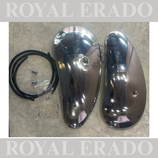 VINTAGE STYLE SIDE TANK PLATE IN MILD STEEL