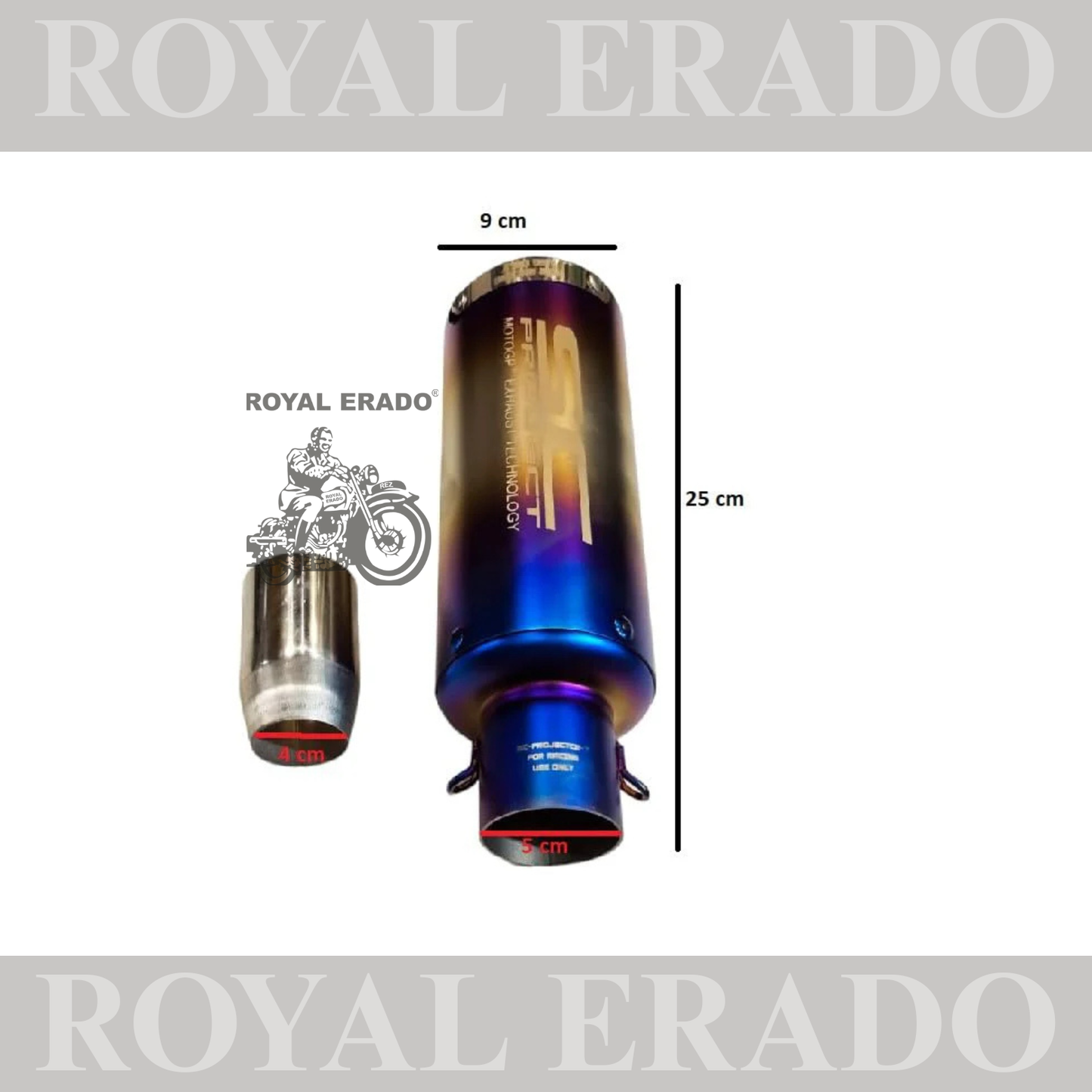 Universal Bike Exhaust SC Project Straight (Multicolor) For -Universal Modified Fitment Will Fit On Most All Bike