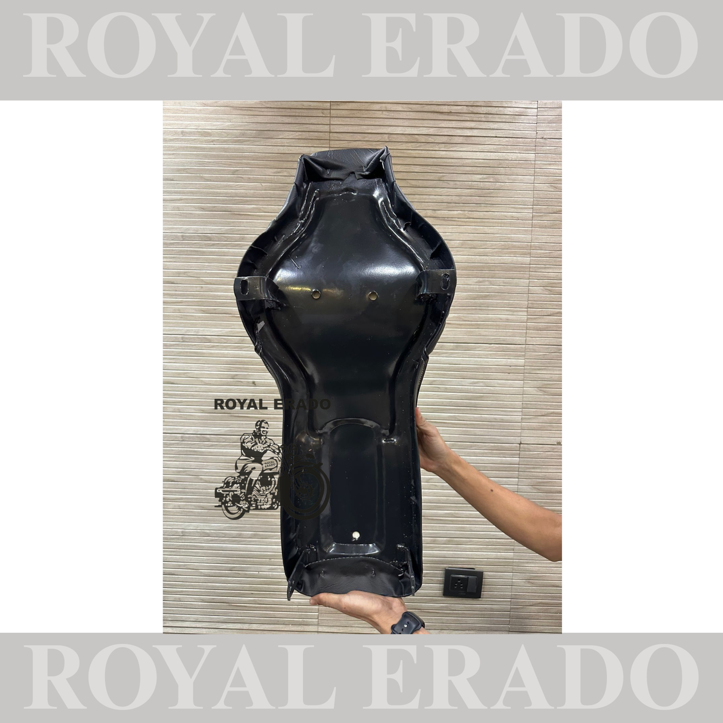 New Royal Enfield battalion style seat of old Classic Electra Standard