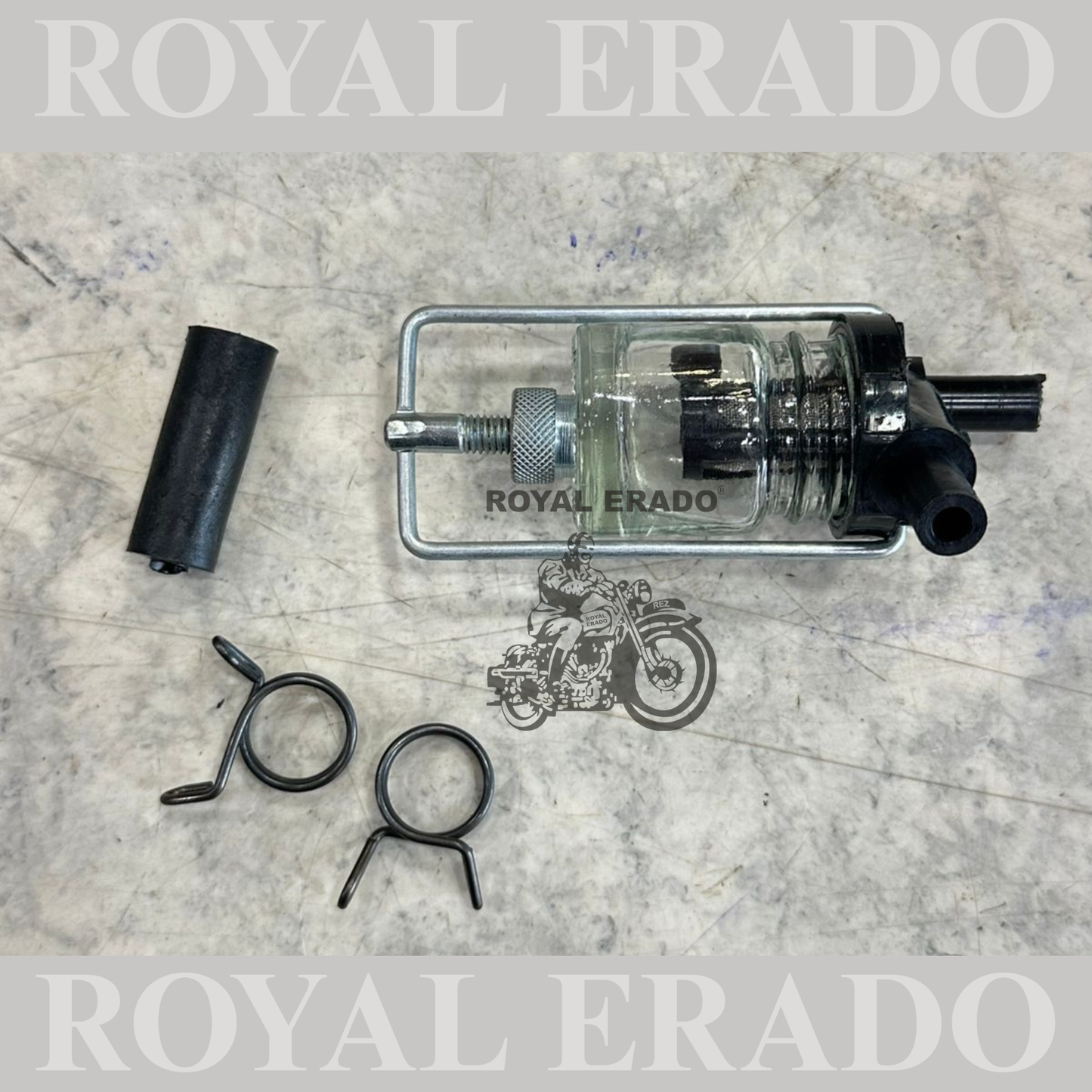 Royal Enfield old model g2 style Standard glass fuel filter