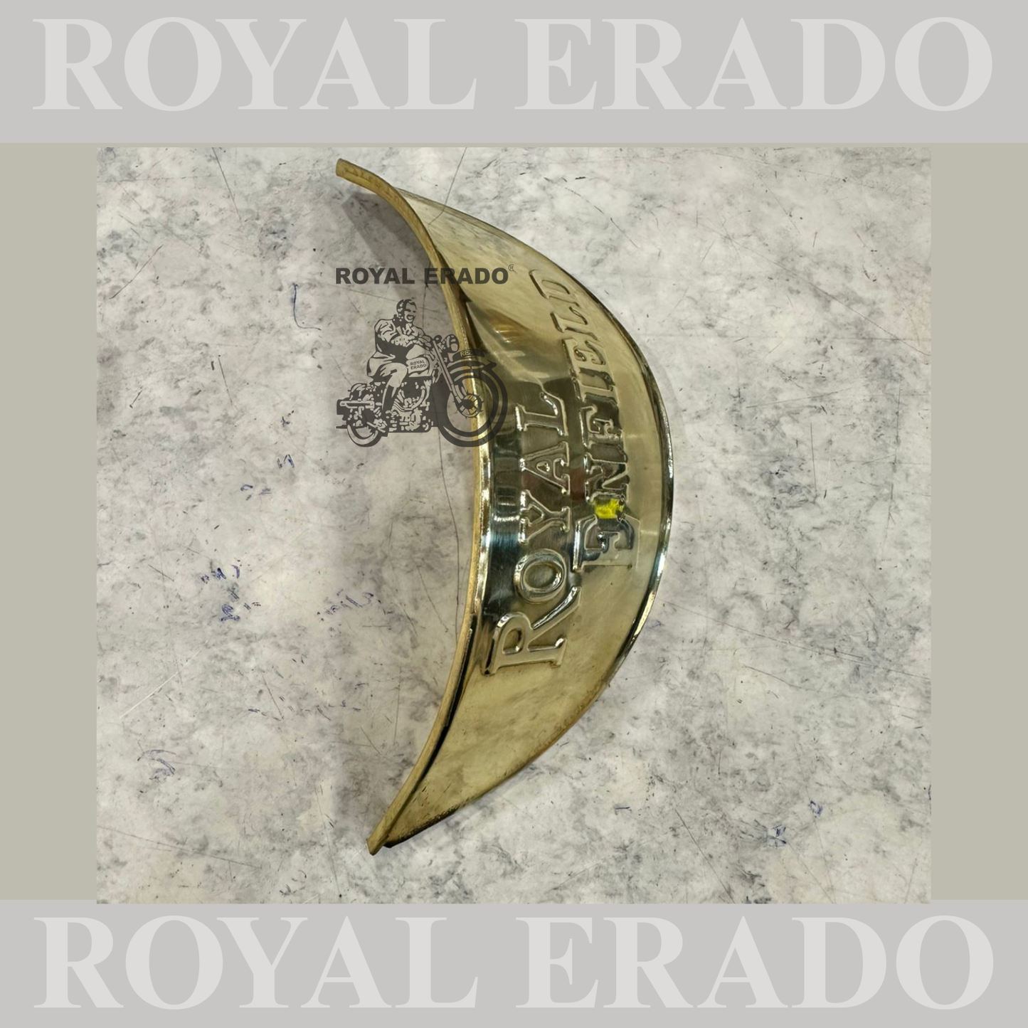 Royal enfield head light shade peak  in brass for classic electra standard reborn