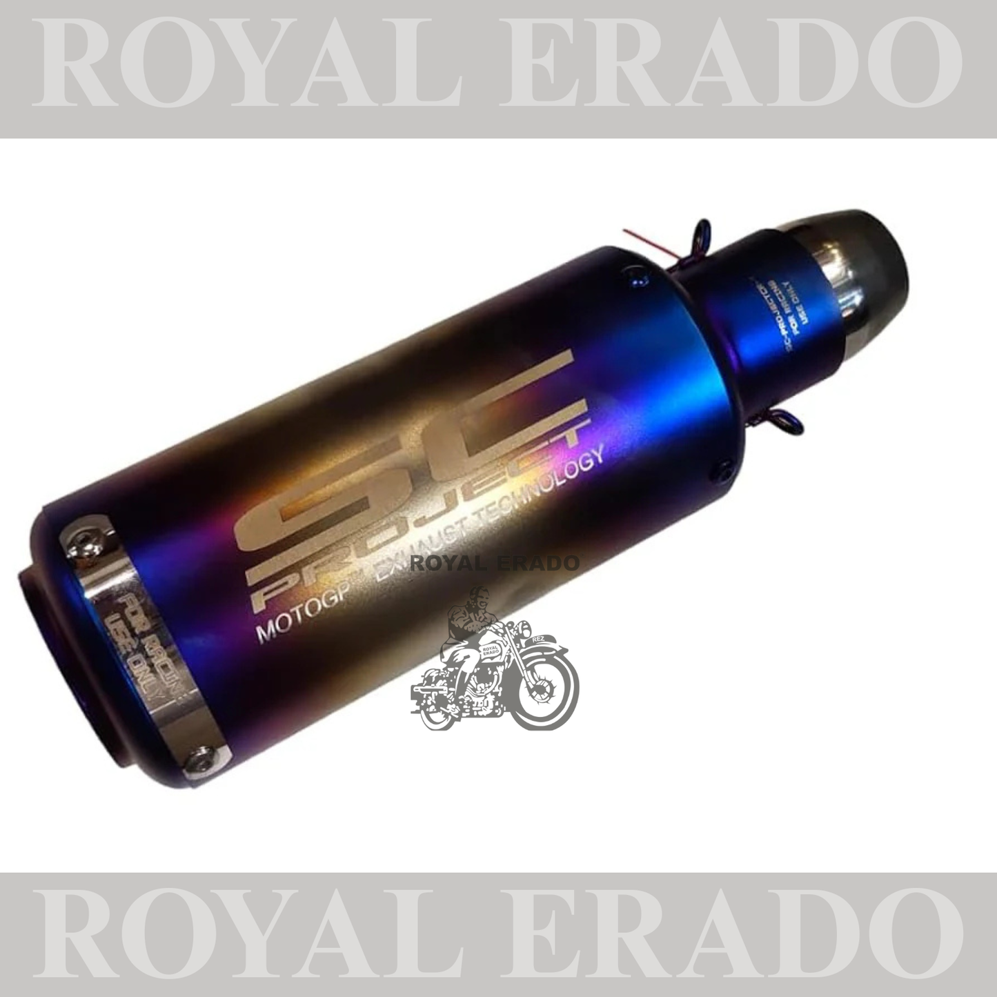 Universal Bike Exhaust SC Project Straight (Multicolor) For -Universal Modified Fitment Will Fit On Most All Bike