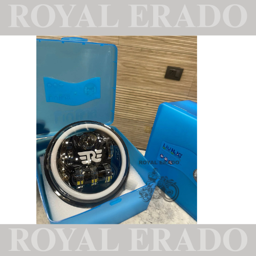 R head light for Royal Enfield classic electra standard and reborn.