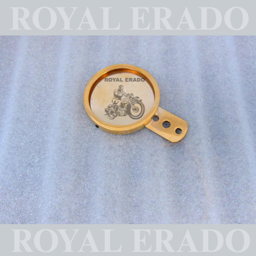 Brass token holder for royal enfield brass and other vintage bikes