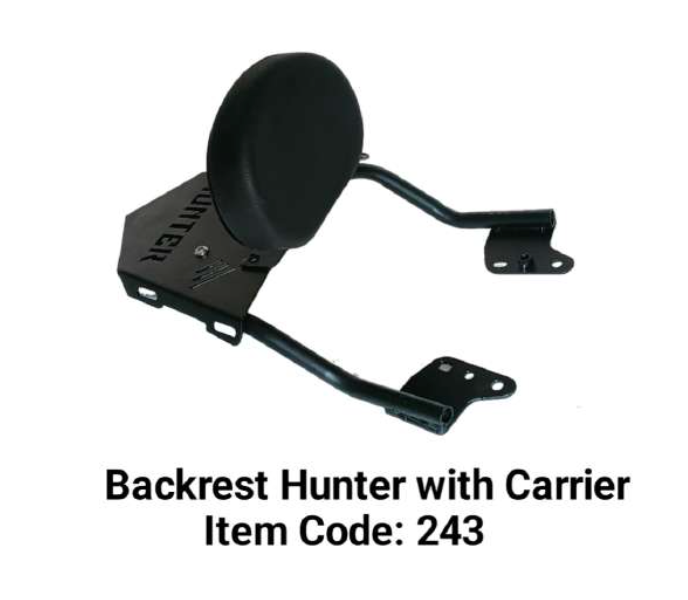 ROYAL ENFIELD HUNTER BACKREST WITH CARRIER