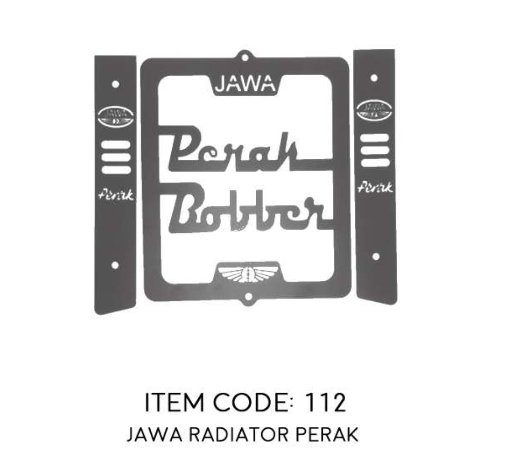 JAWA PERAK BOBBER RADIATOR GRILL