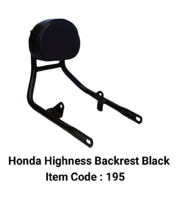 HONDA HNESS BACKREST