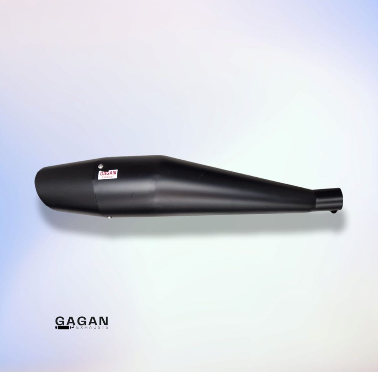 DOLPHIN SILENCER BLACK FOR ROYAL ENFIELD CLASSIC ELECTRA STANDARD