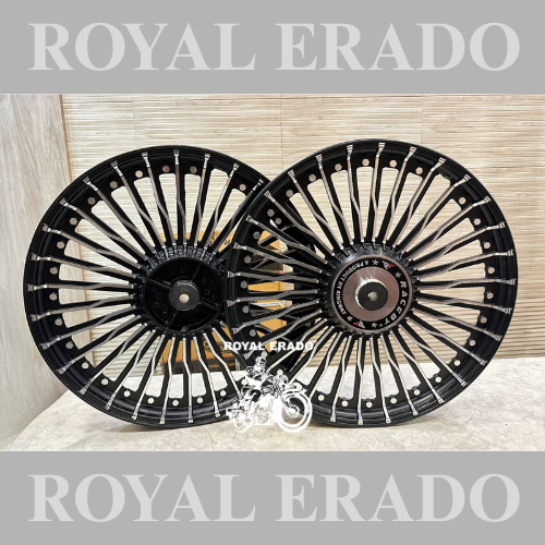 Raceby Kingway RX100 RX-135 RX-100 Alloy Wheels 30 Spoke Harley Design ...