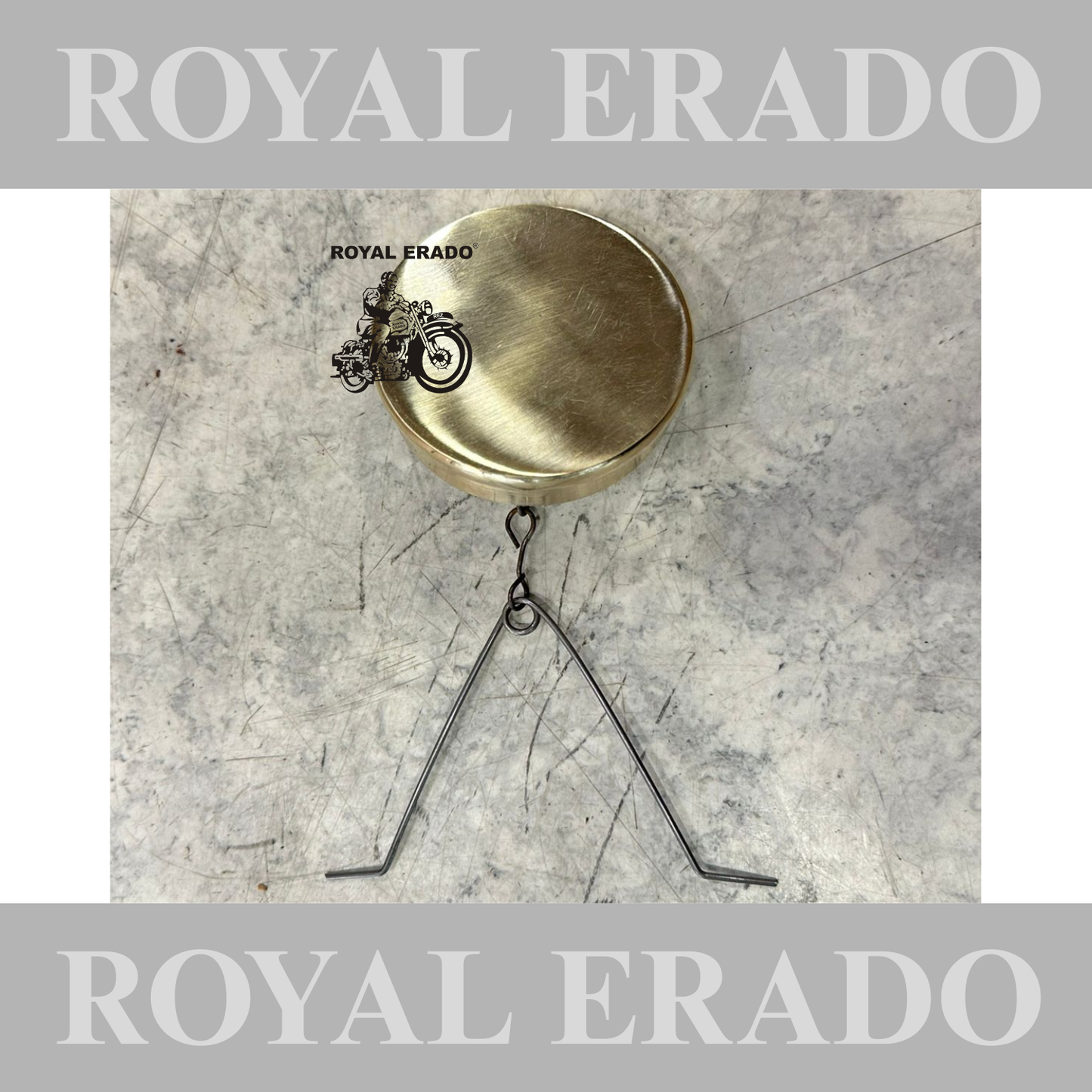 Vintage g2 style 1962 model bullet old model standard before 2000 model brass tank cap flat with chain 350cc.