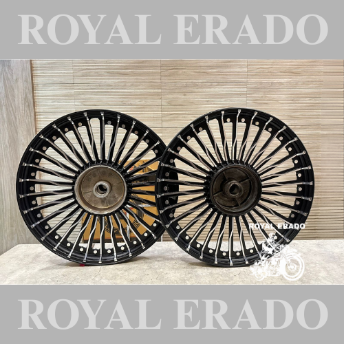 Raceby Kingway RX100 RX-135 RX-100 Alloy Wheels 30 Spoke Harley Design ...