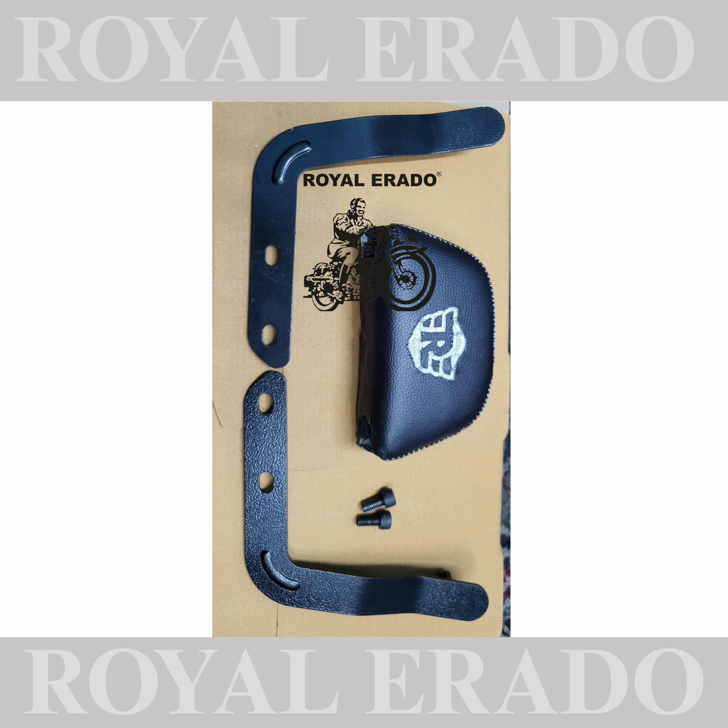 Royal enfield classic electra standard reborn backrest in metal