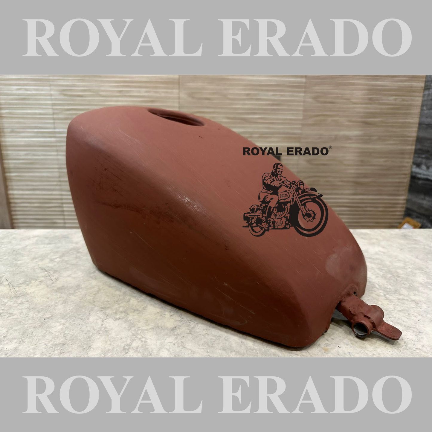 Bobber peanut shape Harley Davidson 883 or Harley Davidson 48 shape tank For Royal Enfield meteor 350 In black color