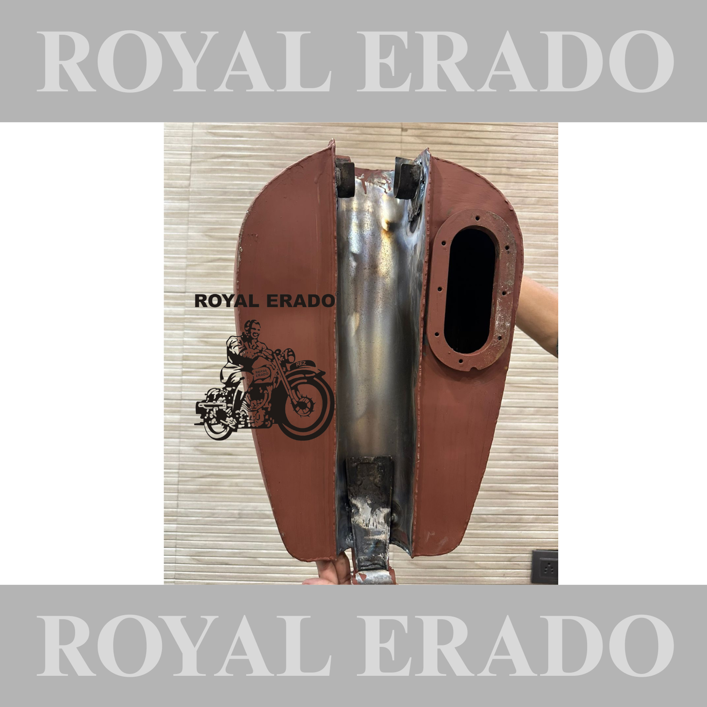 Bobber peanut shape Harley Davidson 883 or Harley Davidson 48 shape tank For Royal Enfield meteor 350 Without paint.