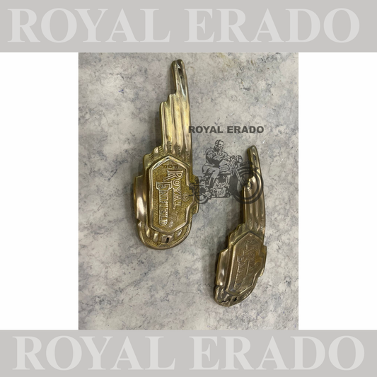 Tank monogram in solid brass for Royal Enfield Standard Electra vintage g2 old model