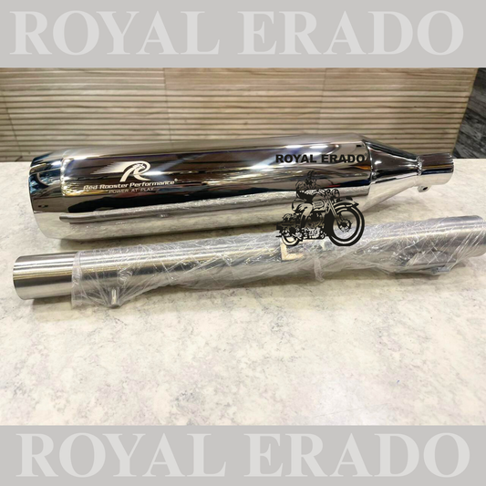 Royal enfield meteor 350cc red rooster polestar pro performance exhaust
