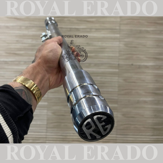 Royal Enfield reborn classic and new standard battalion and old classic electra standard leg guard straight rod in stainless steel non-rustable