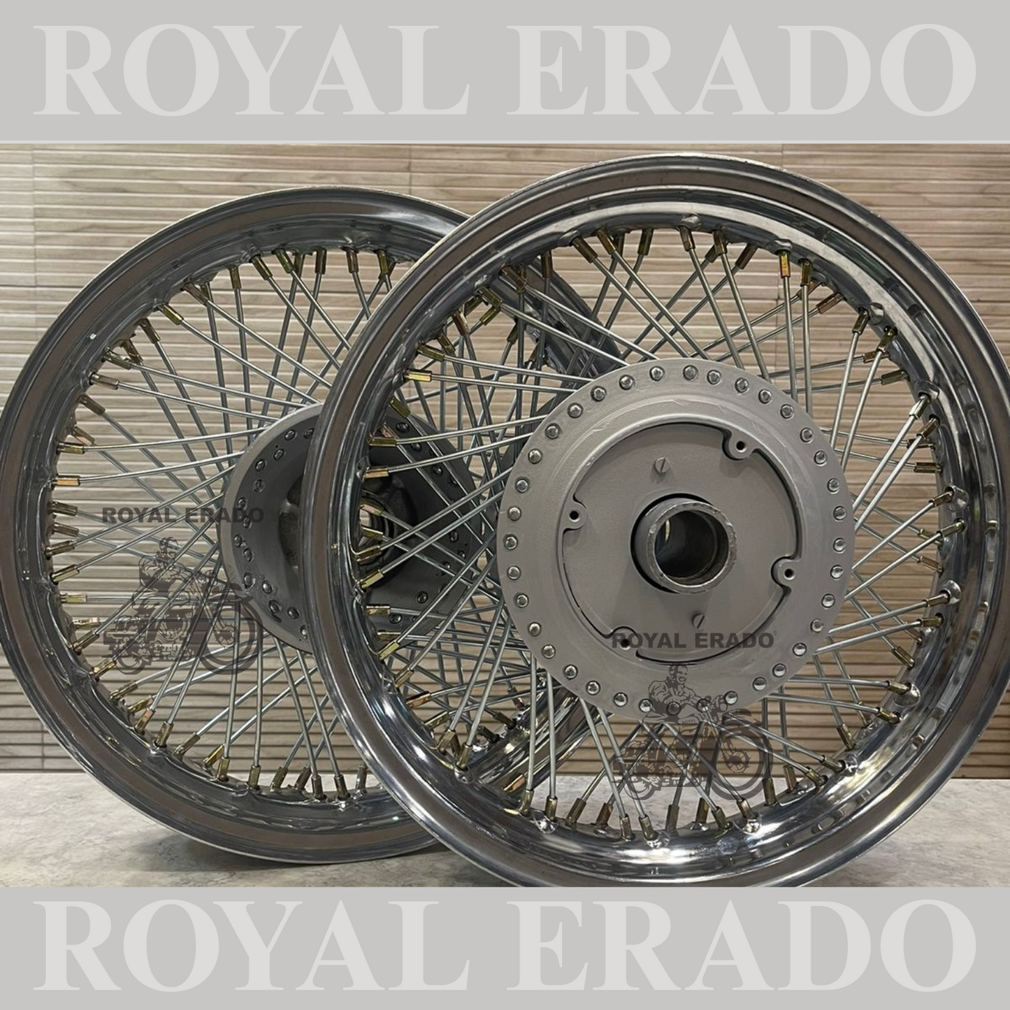 Royal Enfield classic electra standard 80 spoke wheel rim in 15” for customization chopper bobber
