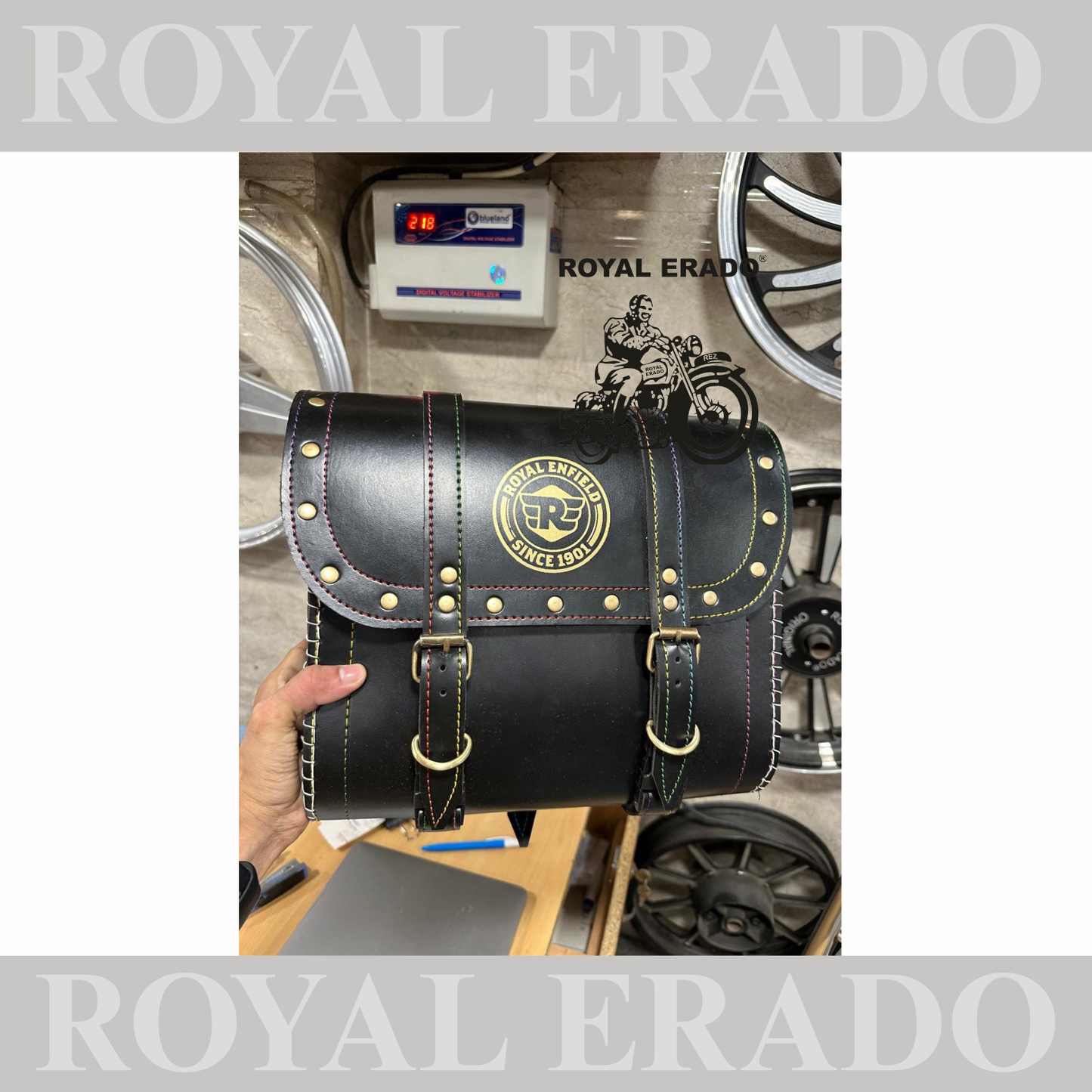 Royal Enfield Reborn Classic Electra Standard Battalion side saddle bag
