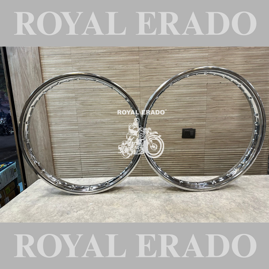 Royal Enfield Electra Standard vintage g2 old model bullet 1962 stainless steel wheel rim
