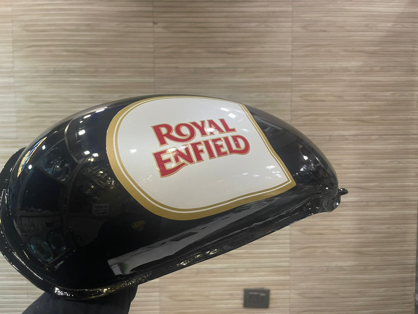 Royal enfield classic 350cc tank from 2013 to 2020 in black.