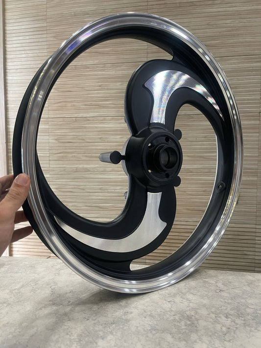 KINGWAY RACE BOY 2 SPOKE TALWAR ALLOY FOR ROYAL ENFIELD FOR ROYAL ENFIELDREBORN CLASSIC & NEW STANDARD DOUBLE DISC.