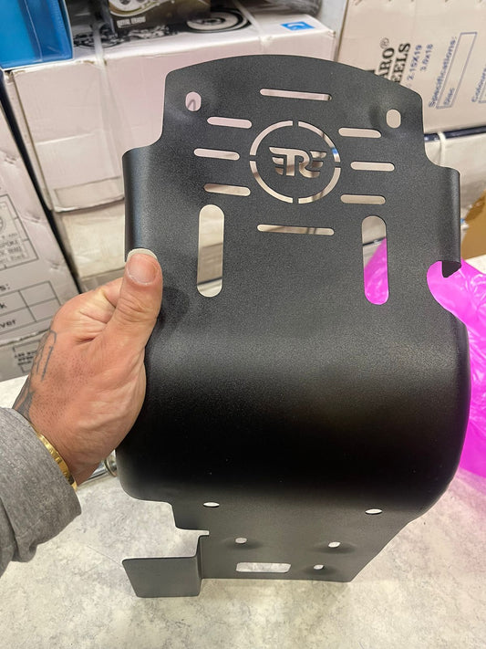 Royal Enfield Black Sump guard for Classic 350 Before Sep 2021 Models, Bullet, ELECTRA STANDARD.