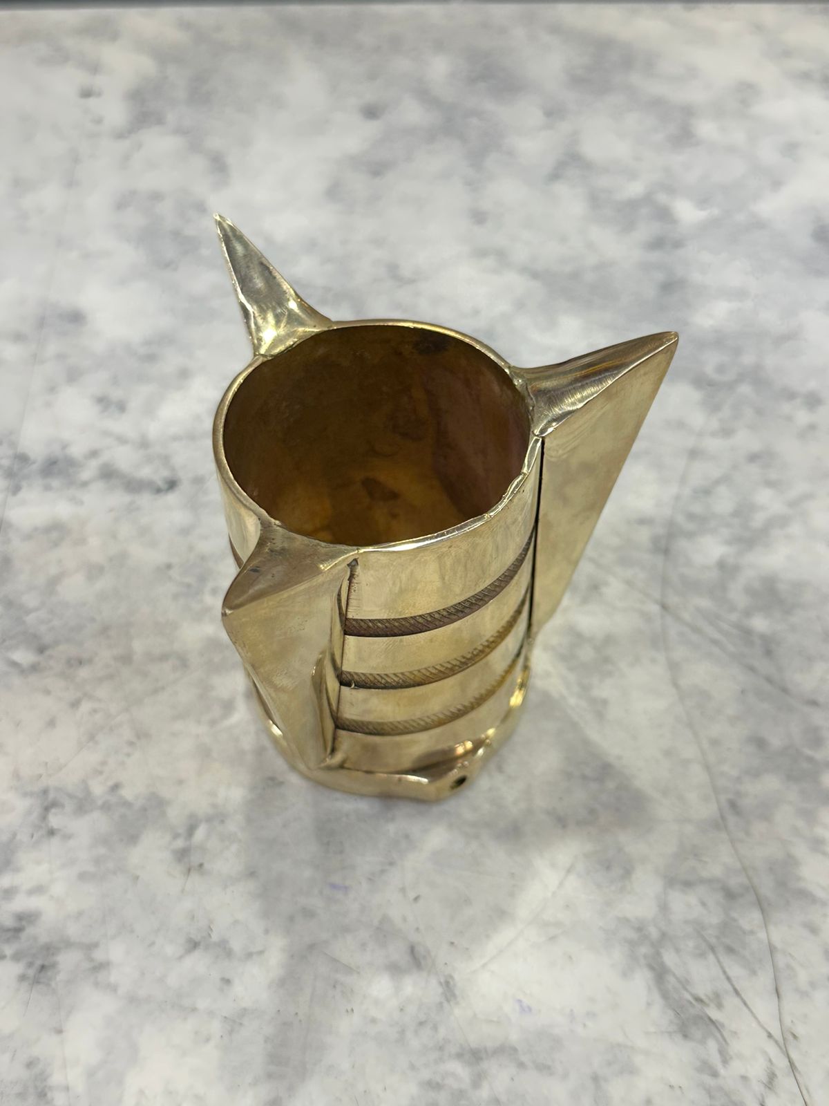 Royal enfield classic electra standard silencer exhaust rocket in brass.