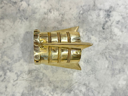 Royal enfield classic electra standard silencer exhaust rocket in brass.