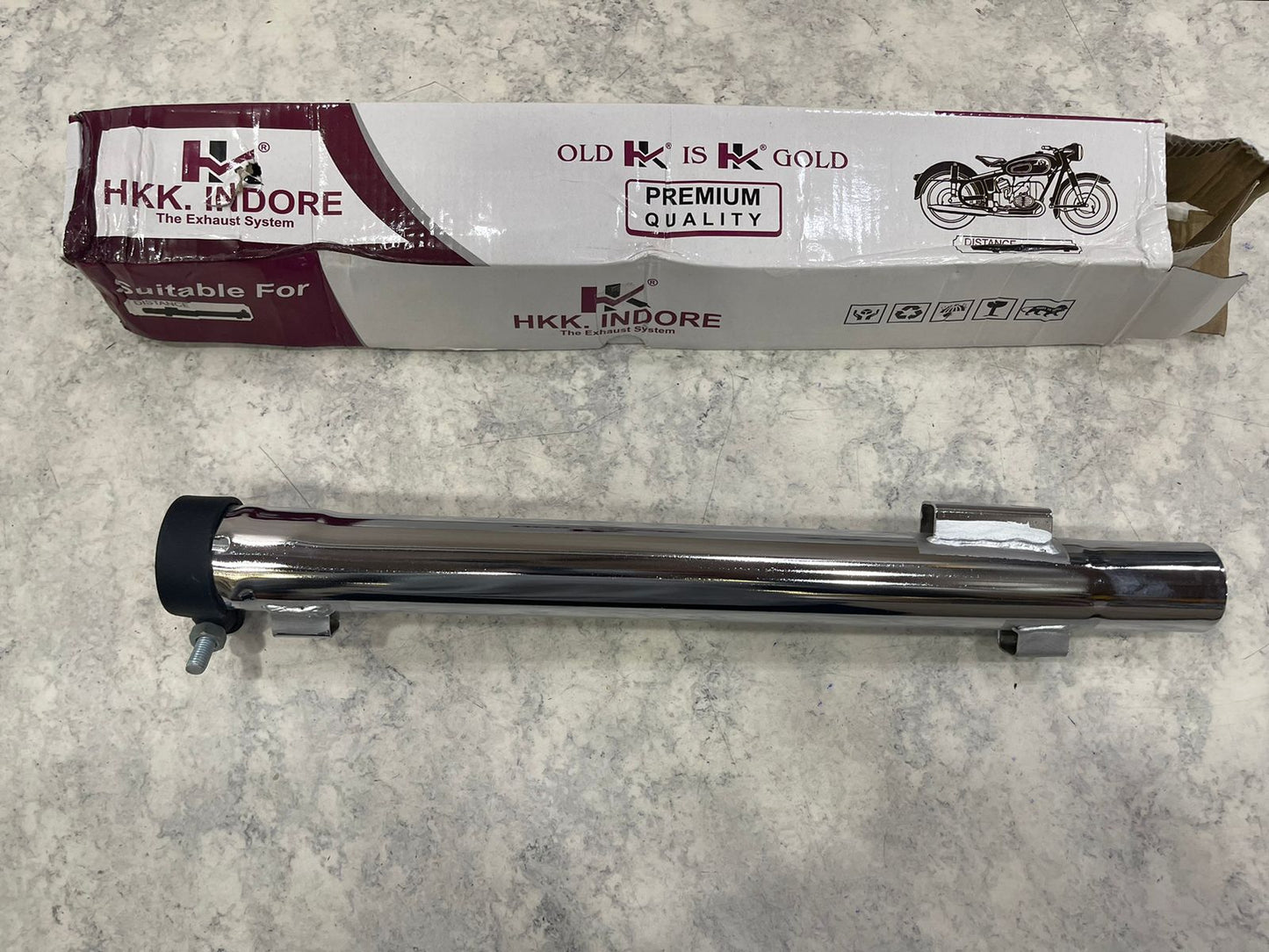 Royal enfield Reborn classic and standard new battalion catalytic conversion  pipe to increase the sound gor bend and silencer