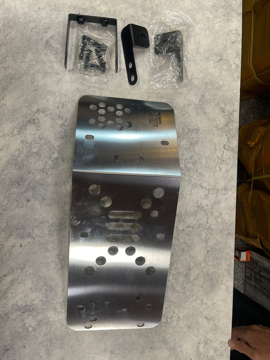 Sump guard for Royal Enfield continental 650 and gt 650 in stainless steel non-rustable