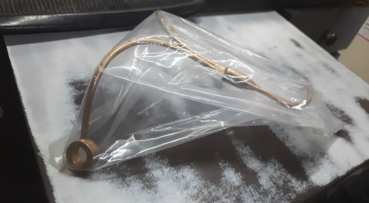 Copper rocker oil pipe for Royal Enfield vintage g2 old model Standard