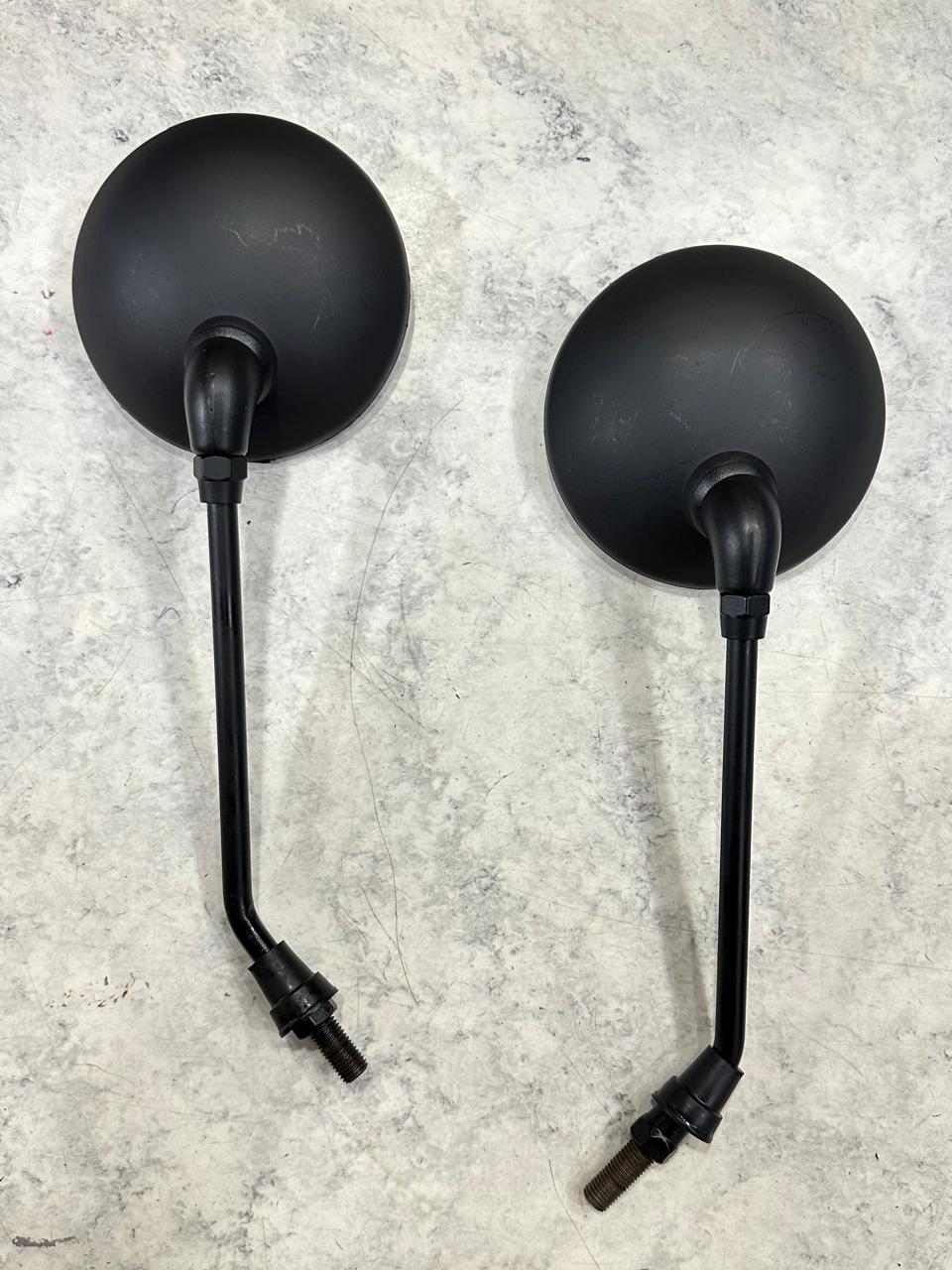Black mirror for royal enfield classic electra and standard