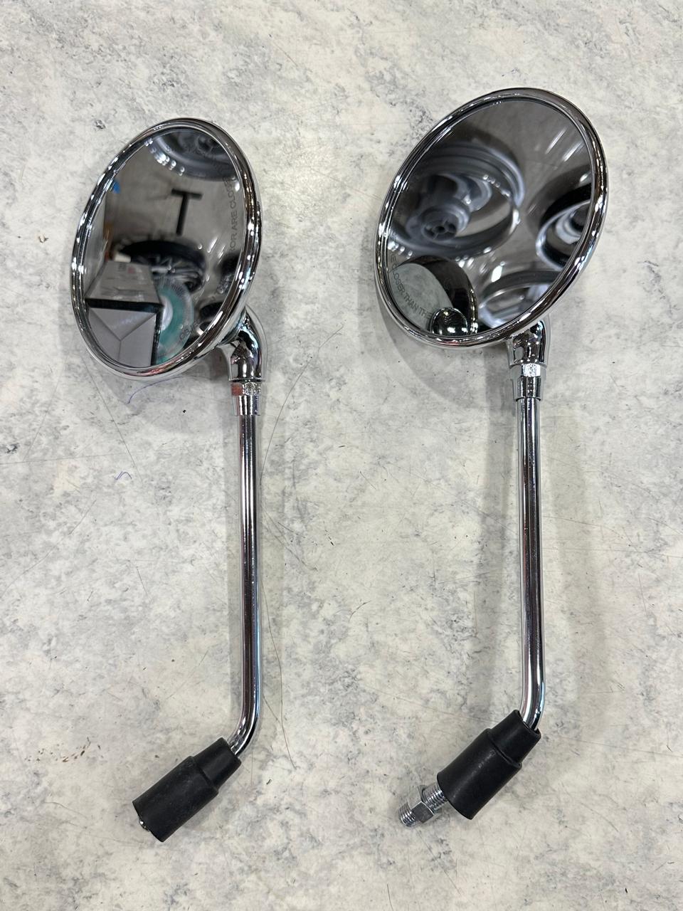 Chrome mirror for royal enfield classic electra and standard