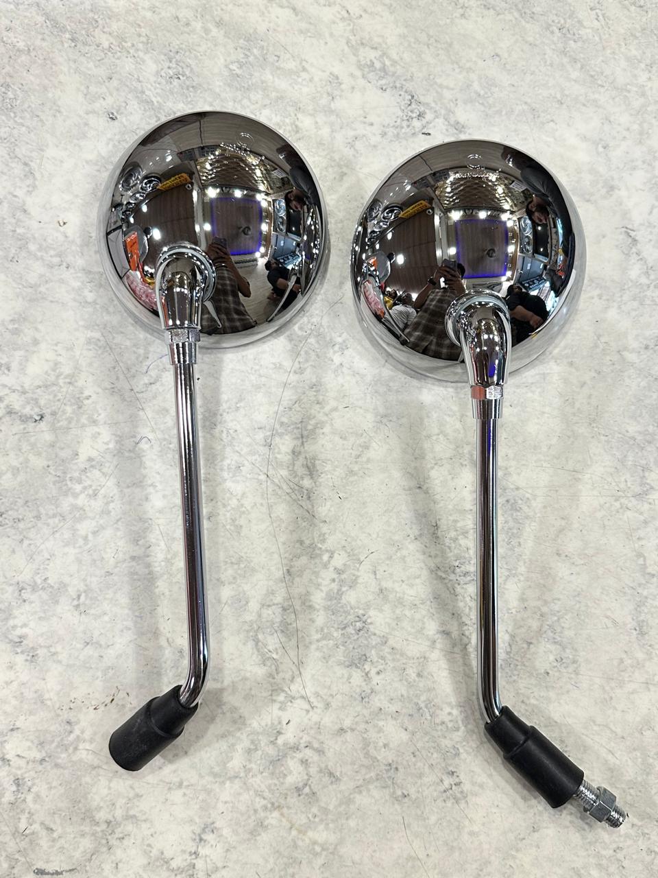 Chrome mirror for royal enfield classic electra and standard