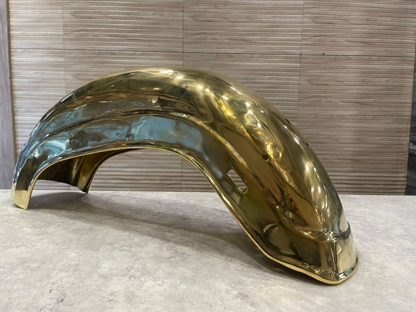 Royal Enfield Standard 350cc Mudguard in brass vintage style