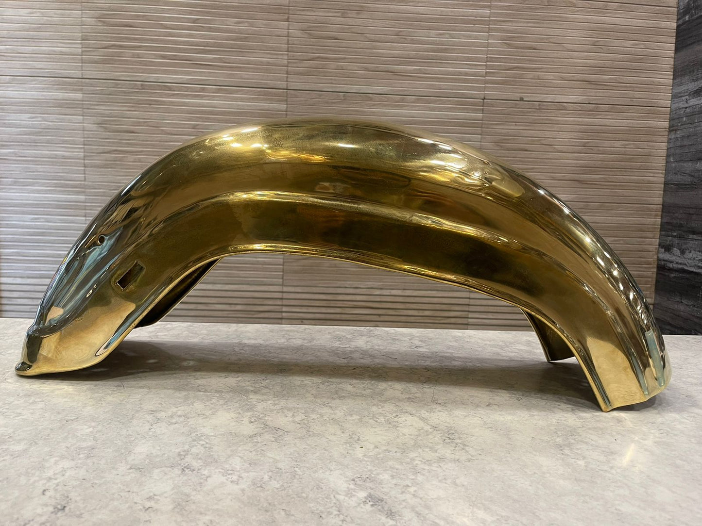 Royal Enfield Standard 350cc Mudguard in brass vintage style