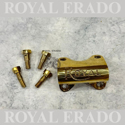 Royal Enfield brass handle clamp with bolt for Classic Electra Standard from 2010 model to 2020 model