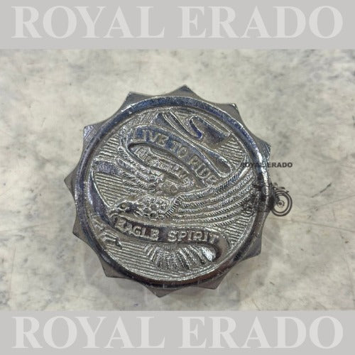 Tank cap chrome written live to ride for Electra and Standard from 2000 model to 2010