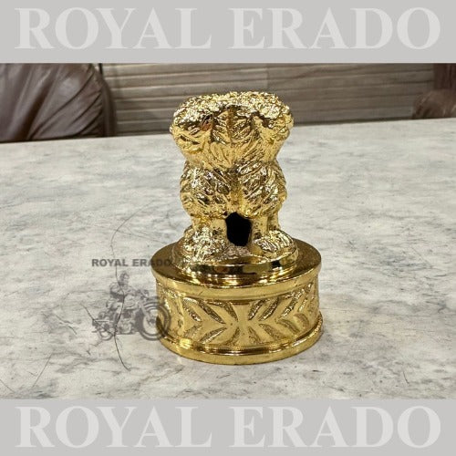 Brass Ashok monogram for house show peace.