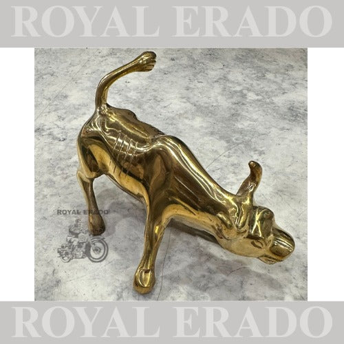 Solid brass bull small size for front mudguard universal for all bikes Royal Enfield Classic Electra Standard Meteor Hunter 350