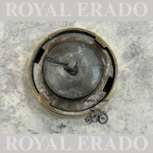 Tank cap Royal Enfield old model vintage style g2 model plain tank cap in brass